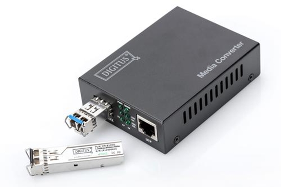 Изображение DIGITUS Medienkonverter Gigabit Ethernet RJ45/SFP