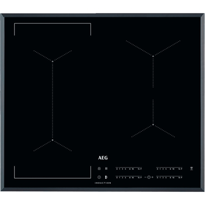 Picture of AEG IKE64441FB Black Built-in 60 cm Zone induction hob 4 zone(s)