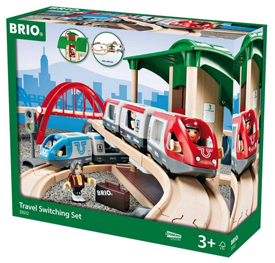 Picture of Brio Zestaw kolejowy z dworcem (33512)