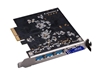 Picture of Kontroler Akasa PCIe 2.0 x4 - 3x USB 3.2 Gen 2 + 2x USB-C 3.2 Gen 2 (AK-PCCU3-09)