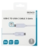 Picture of Deltaco USBC-1061M USB cable 1 m USB 3.2 Gen 1 (3.1 Gen 1) White