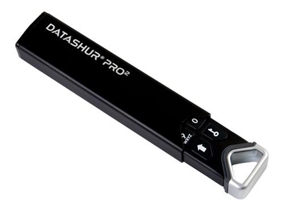 Picture of iStorage datAshur PRO2 16GB secure encrypted flash drive - IS-FL-DP2-256-16