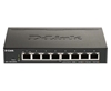 Picture of D-Link DGS-1100-08PV2 network switch Managed L2/L3 Gigabit Ethernet (10/100/1000) Power over Ethernet (PoE) Black