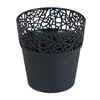 Изображение Puķu pods TREE plastmasas d12cm melns