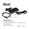 Picture of CLUB3D The CSV-1562 is an USB3.2 Gen1 Type-C Universal Triple 4K30Hz Charging Docking Station and is DisplayLink® Certified. The Universal Charging Dock