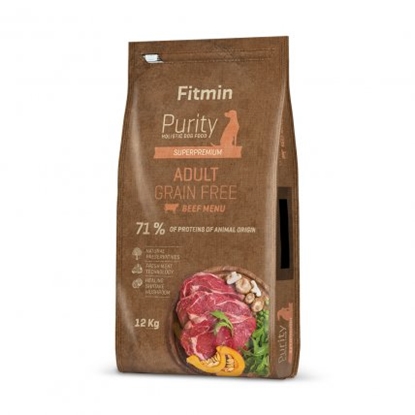 Изображение FITMIN Dog Purity Grain Free Adult Beef - dry dog food - 12 kg