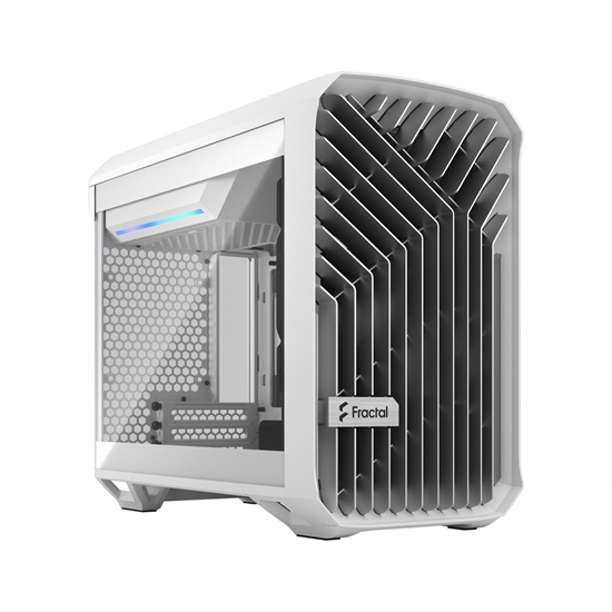 Picture of Fractal Design | Torrent Nano TG Clear Tint | Side window | White | Power supply included | ATX