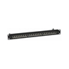 Picture of Patch panel 1U STP 24xR J45 Cat.6, czarny z tacką