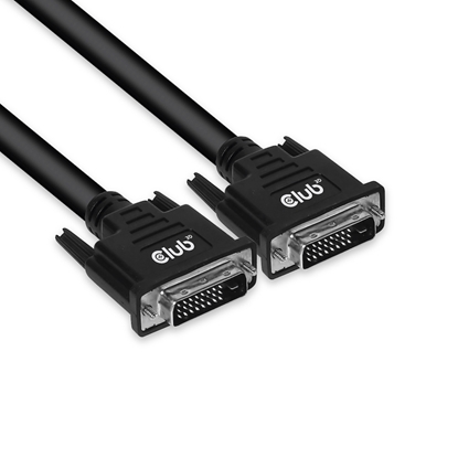 Изображение CLUB3D DVI-D Dual Link (24+1) Cable Bidirectional M/M 10m/32.8ft 28AWG