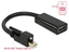 Attēls no Delock Adapter mini Displayport 1.2 male with screw  HDMI female 4K Active black