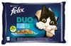 Picture of Felix Fantastic Duo- black cod, salmon, herring, trout, salmon, sardines, trout, mackerel in jelly - 4x85g