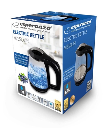 Picture of Glass kettle MISSOURI 1.7L black