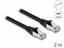 Picture of Delock RJ45 Network Cable Cat.6A S/FTP PUR Outdoor 2 m black