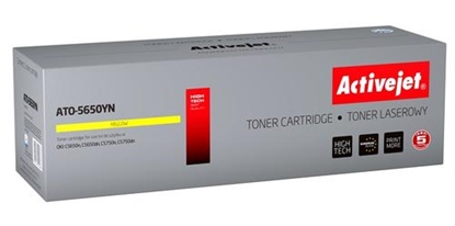 Изображение Activejet ATO-5650YN toner (replacement for OKI 43872305; Supreme; 6000 pages; yellow)