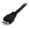 Picture of StarTech.com 0.5m (1.5ft) Black SuperSpeed USB 3.0 Cable A to Micro B - M/M