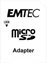 Изображение EMTEC MicroSD Card  64GB SDXC CL.10 UHS1 U1 Gold + Adapter