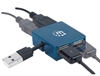 Picture of Manhattan USB-A 4-Port Micro Hub, 4x USB-A Ports, Blue, 480 Mbps (USB 2.0), Bus Power, Equivalent to ST4200MINI2, Hi-Speed USB, Three Year Warranty, Blister