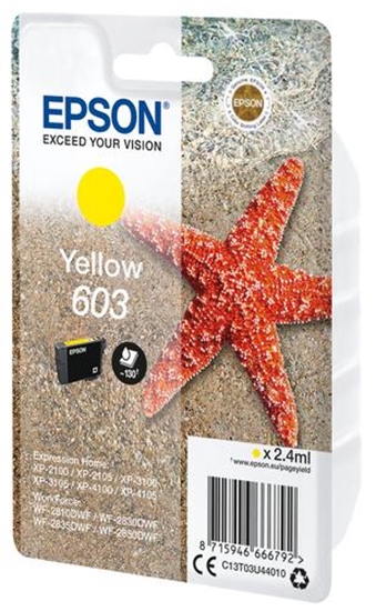 Picture of Epson C13T03U44020 ink cartridge 1 pc(s) Original Standard Yield Yellow