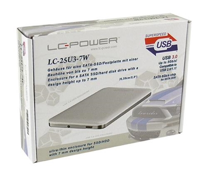 Изображение Kieszeń LC-Power USB 3.0 - 2.5" SSD/HDD (LC-25U3-7W)