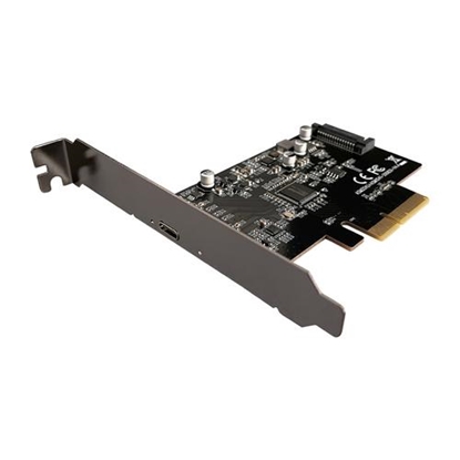 Attēls no Kontroler LC-Power PCIe x4 - USB-C 3.2 Gen 2x2 (LC-PCI-C-USB32-2X2)