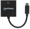 Picture of Manhattan USB-C to HDMI Cable, 4K@30Hz, 8cm, Black, Equivalent to CDP2HD, Male to Female, Three Year Warranty, Blister