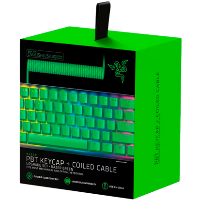 Picture of Razer PBT Upgrade Set + Coiled Cable Keycaps (RC21-01490700-R3M1)