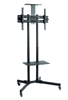 Изображение Sunne | Floor stand | S112 multifunctional Mobile TV cart | Tilt | 37-70 " | Black