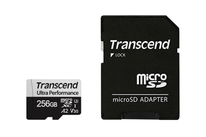 Picture of Transcend microSDXC 340S   256GB Class 10 UHS-I U3 A2