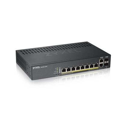 Attēls no Zyxel GS1920-8HPv2 10 Port Smart Managed Gb Switch