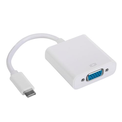 Picture of Adapter USB Akyga USB-C - VGA Biały  (AK-AD-55)