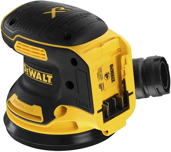 Picture of DeWALT DCW210NT-XJ portable sander Random orbital sander 12000 RPM Black, Yellow