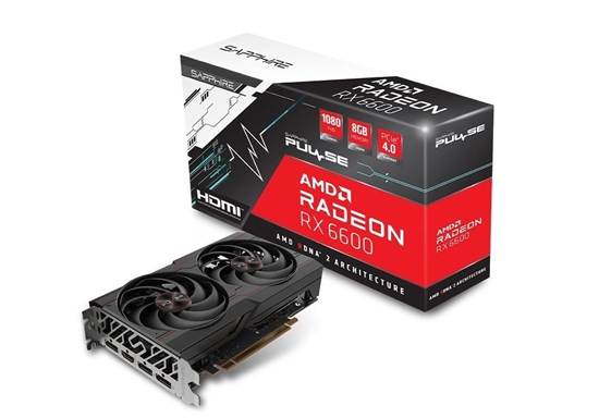 Изображение Karta graficzna Radeon RX 6600 PULSE GAMING 8GB GDDR6 128bit 3DP/HDMI