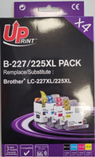 Изображение UPrint Brother 225XL BK (30ml)+C+M+Y (13ml)