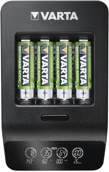 Изображение Varta LCD Smart Charger+ incl. 4 Batteries 2100 mAh AA