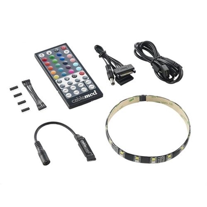 Picture of CableMod WideBeam Hybrid LED Kit 30cm - RGB/W (CM-LED-30-D30RGBW-RK)