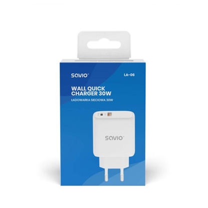 Attēls no SAVIO LA-06 USB Type A & Type C Quick Charge Power Delivery 3.0 Indoor