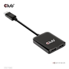 Picture of CLUB3D Multistream Transport (MST) Hub DisplayPort™1.4 to DisplayPort™1.4 Dual Monitor 4K60Hz M/F