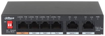 Attēls no Przełącznik PFS3006-4GT-60-V2 4-portowy POE