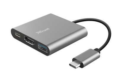 Изображение Trust Dalyx USB 3.2 Gen 1 (3.1 Gen 1) Type-C Aluminium, Black