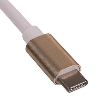 Изображение Adapter USB Akyga USB-C - DisplayPort Złoty  (AK-AD-56)