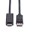 Изображение VALUE DisplayPort Cable, DP - UHDTV, M/M, black, 2.0 m