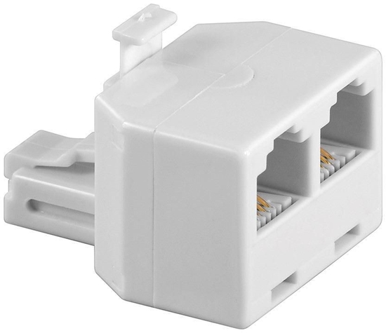 Picture of MicroConnect Y Adapter, RJ11 - 2xRJ11, M/F, 6P (MPK301)