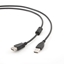 Изображение Gembird 1.8m USB 2.0 A M/FM USB cable USB A Black