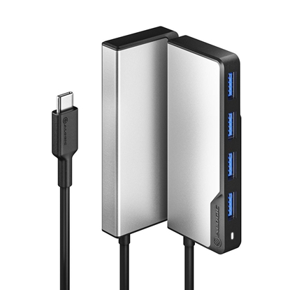 Attēls no ALOGIC UCFUUA-SGR interface hub USB 3.2 Gen 1 (3.1 Gen 1) Type-C 5000 Mbit/s Black, Silver