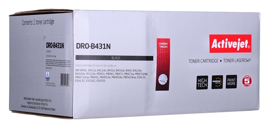 Picture of Activejet DRO-B431N drum (replacement for OKI 44574302; Supreme; 25000 pages; black)