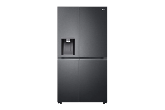 Picture of LG GSLV71MCLE side-by-side refrigerator Freestanding 635 L E Black