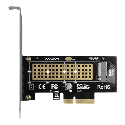 Attēls no PCEM2-N Adapter wewnetrzny PCIe x4, 1x M.2 NVMe M-key slot, SP & LP