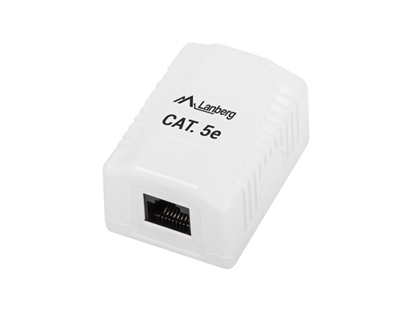 Picture of Lanberg OU5-0001-W outlet box RJ-45 White