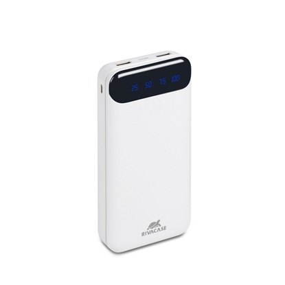 Изображение POWER BANK USB 20000MAH/WHITE VA2280 RIVACASE