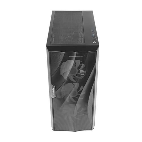 Picture of Case|ANTEC|DF700 FLUX|MidiTower|Case product features Transparent panel|Not included|ATX|MicroATX|MiniITX|Colour Black|0-761345-80070-9